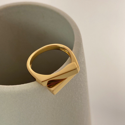 Minimalist Line Ring